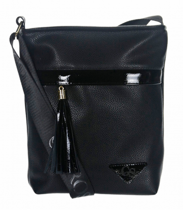 Černá kabelka s kapsou Bianka