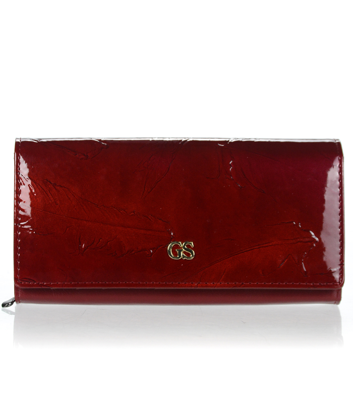 Dámská červená peněženka s potiskem PN20