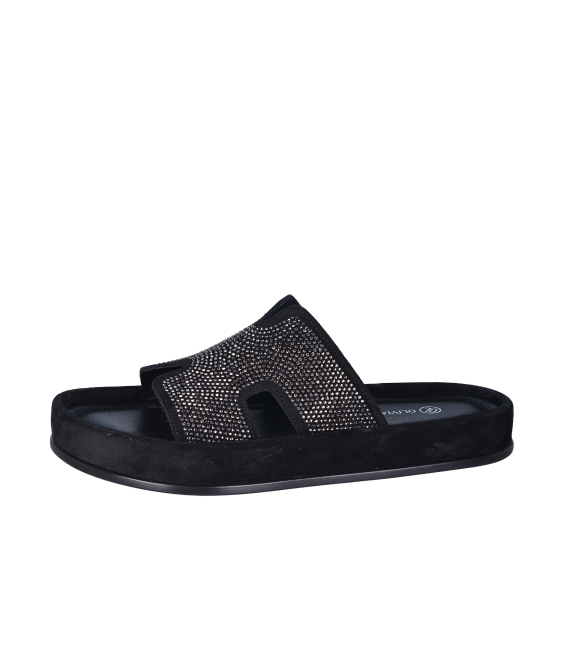 Dámská černé pantofle G064 00955