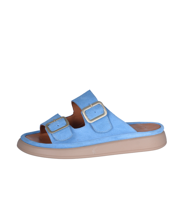 Dámské moderní modré pantofle P198 113-05V