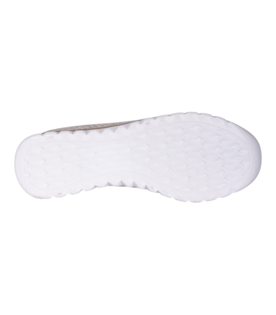 Dámské perforované zlaté slip on tenisky 2763