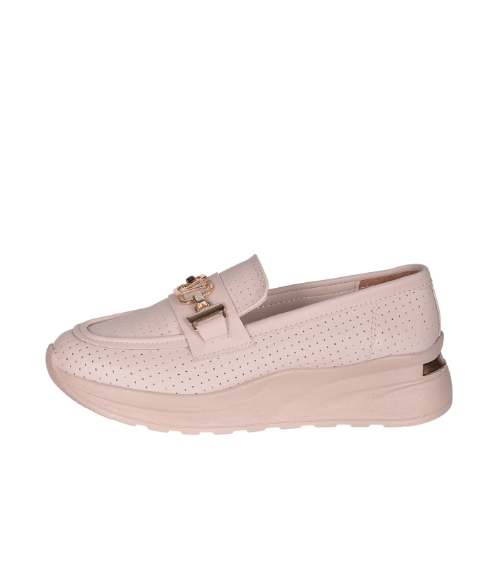 Béžové mokasíny 7696