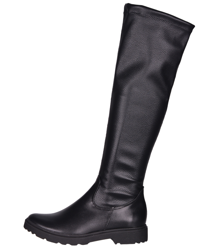 Dámské černé kožené holínky 2517