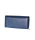 Dámská modrá lakovaná kroko peněženka PN20