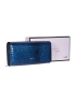 Dámská modrá lakovaná kroko peněženka PN20
