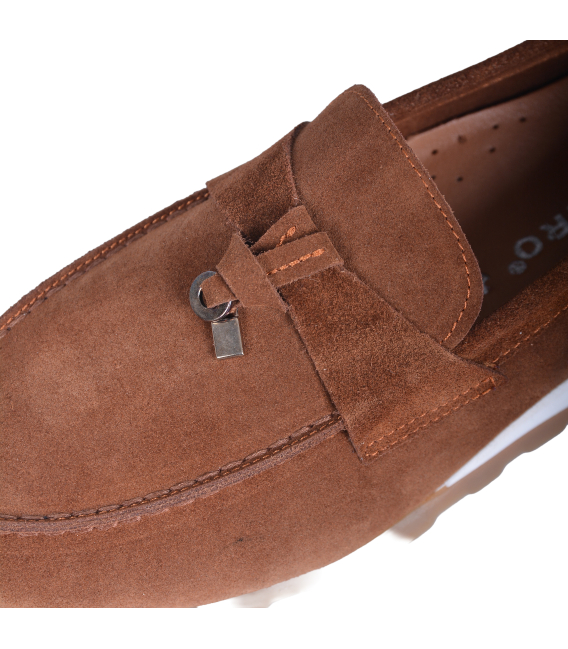 Hnědé mokasíny 2762