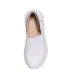  Bílé slip on mokasíny DTE054