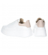 Bílé tenisky s béžovou patou n408s2