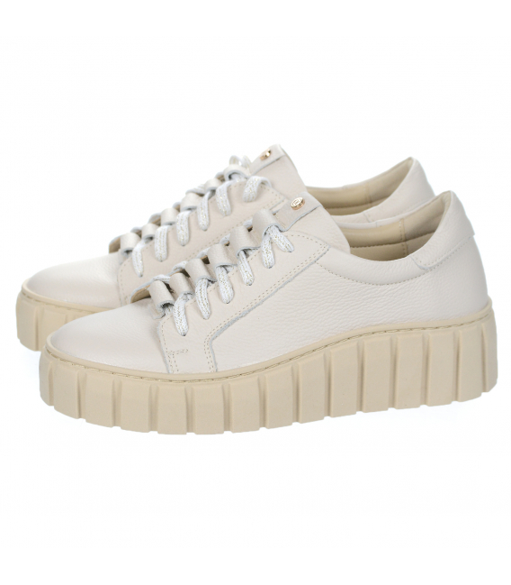 Béžové tenisky s nařasením na jazyku 8000