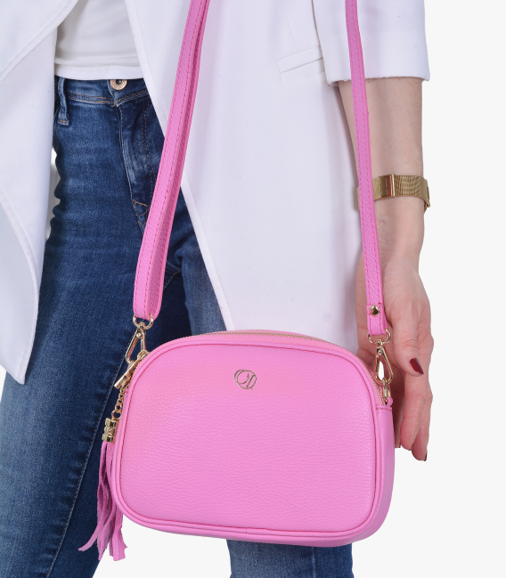 Zvýhodněný set modré slip on mokasíny DTE054+Kabelka Laura