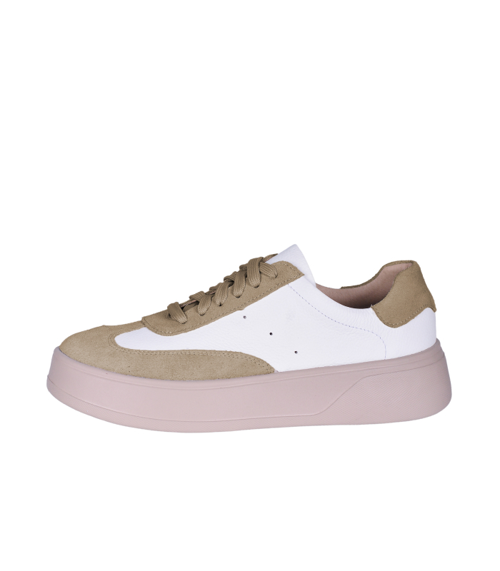 Kapučínové kožené tenisky 2526