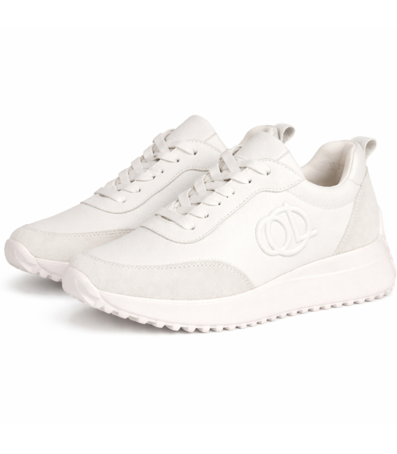 Dámské pohodlné bílé tenisky 842-905