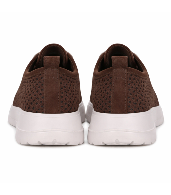 Hnedé perforované tenisky 2532