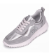 Dámské pohodlné stříbrné tenisky 842-905