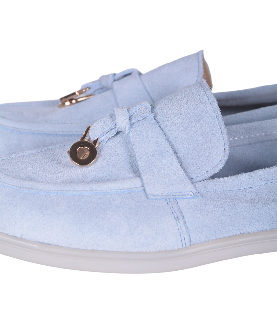 Dámské modré polobotky 041-3012-1