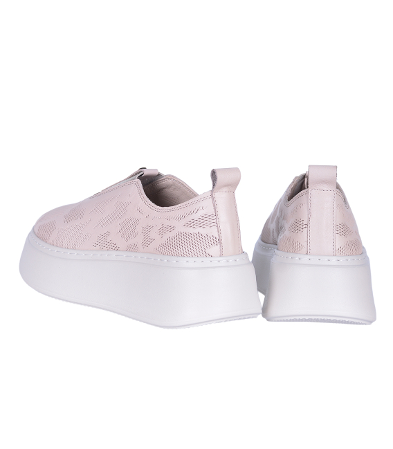 Béžové tenisky se vzorem 424.614-87-39