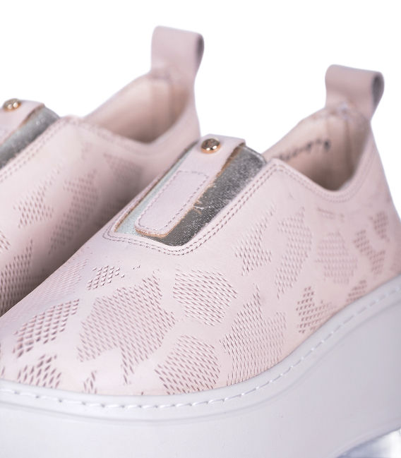 Béžové tenisky se vzorem 424.614-87-39