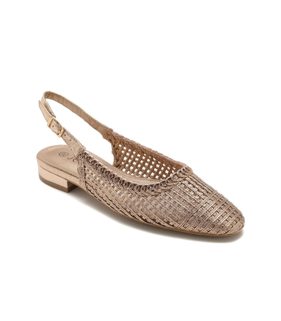 Zlaté letní sandály