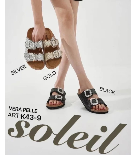 Dámské pantofle černé