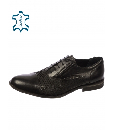 Černé pánské boty 607 - Paolo Gianni
