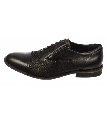Černé pánské boty 607 - Paolo Gianni