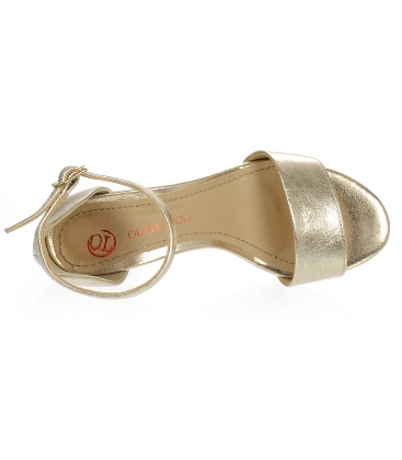 Zlaté dámské sandály DSA2050
