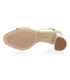 Béžové sandály s barevným podpatkem 10210-203-649 