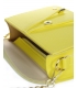 Žluto-zlatá hranatá kabelka BOBI 