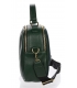 Zvýhodněný set tmavě zelené polobotky z broušené kůže DLO2336+ kabelka Nicol