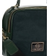 Zvýhodněný set tmavě zelené polobotky z broušené kůže DLO2336+ kabelka Nicol