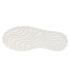 Bílo-stříbrné slip-on tenisky s jemným vzorem na bílé podešvi DTE3316