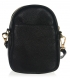Malá černá kožená kabelka Lujza