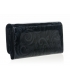 Dámská černá kožená lakovaná peněženka GROSSO