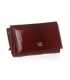 Menší lakovaná červená kožená peněženka PN29
