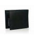 Pánská kožená černá jednoduchá peněženka GROSSO TM-34R-033
