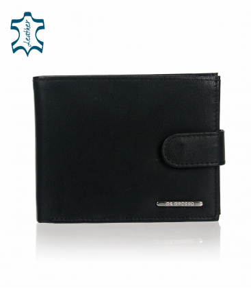 Pánská kožená černá peněženka GROSSO TM-34R-032